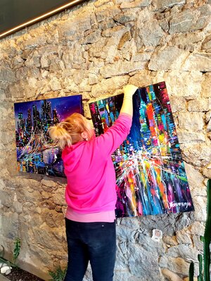 Aliaksandra Tsesarskaya im Studio