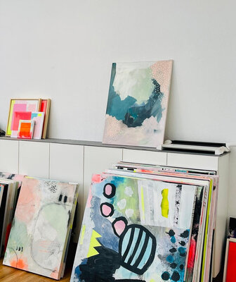Karen und Simone Lehmann in the Studio: im Studio