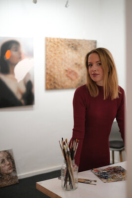Lena Krashevka im Studio
