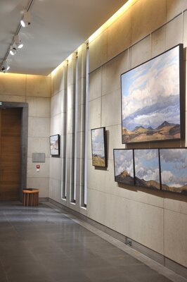 Anne Baudequin im Studio: Solo show,  HÔTEL DÉPARTEMENTAL de Haute-Loire - Le Puy-en-Velay, France