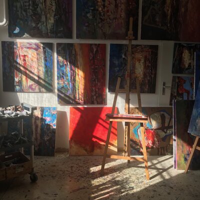 Andreas Kramer in the Studio: Atelier 2021