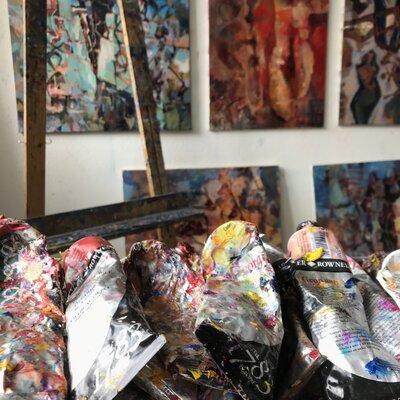 Andreas Kramer in the Studio