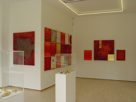 Rudi Eckerle in the Studio: ONE MAN SHOW -  Brandmatt Galerie - Baden-Baden / Germany