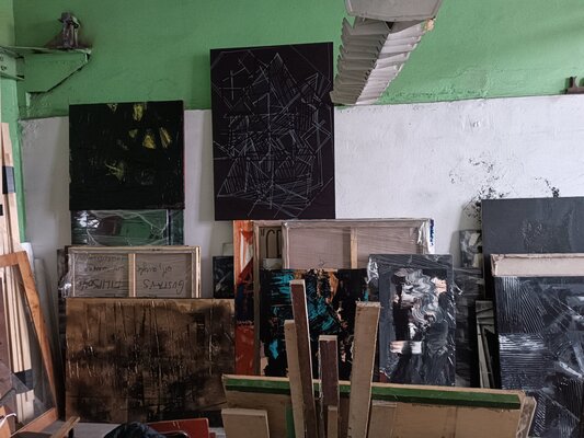 Gustavs Filipsons nello studio