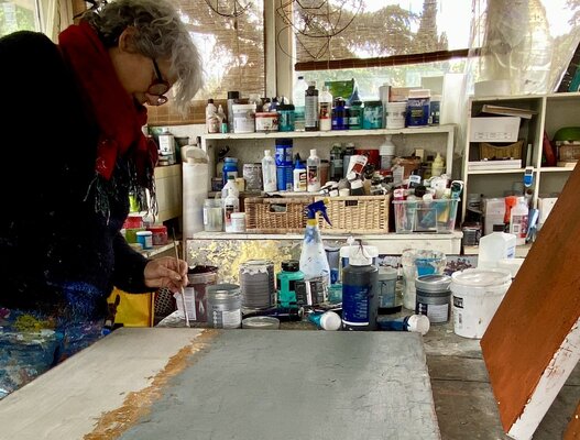 Brigitte Dravet im Studio: Dans mon atelier