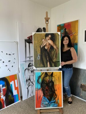 Eka Peradze im Studio