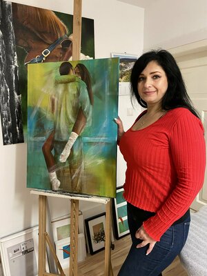 Eka Peradze im Studio