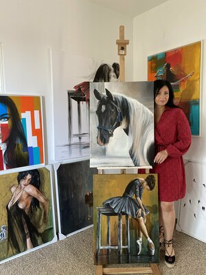 Eka Peradze im Studio