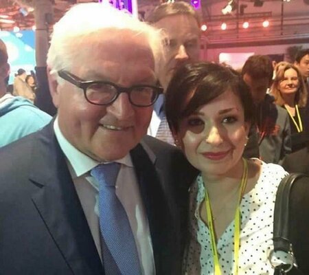 Eka Peradze im Studio
