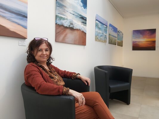 Andrea Jacobi in the Studio