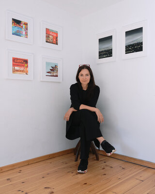 Angela Wichmann im Studio
