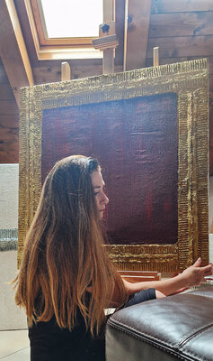 CLAUDIA AMADESI in the Studio: Una nuova idea - ZIP: la cornice è il quadro