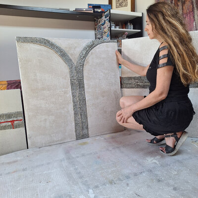 CLAUDIA AMADESI in the Studio: Appena terminata "Unzip", sto gustandomi il momento