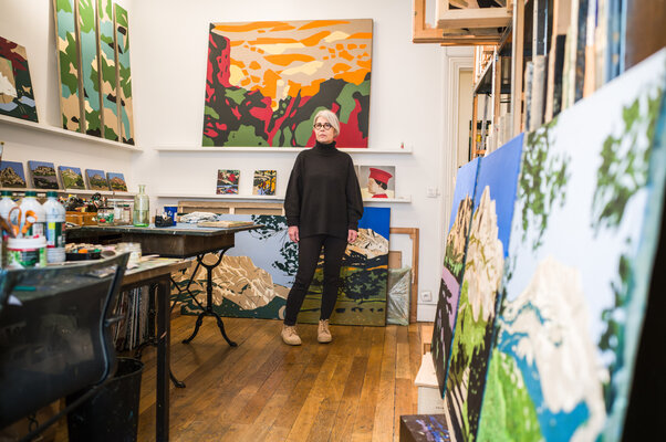 Clara Ramirez Katz in the Studio: L'artiste dans son atelier © Charles Plumey