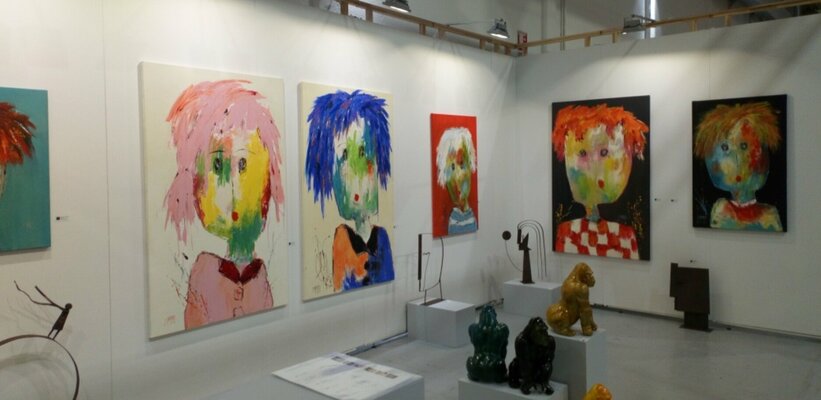 Christine Barres in de studio