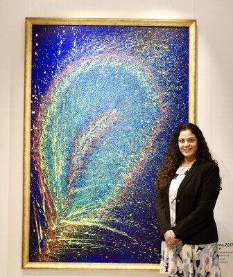 Kinjal Trivedi in de studio