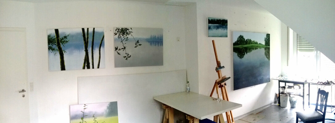Leni Winkelmann in the Studio