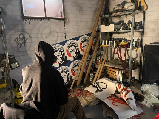 Banksy in the Studio