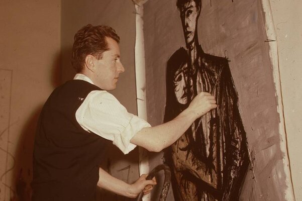 Bernard Buffet in de studio