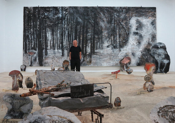 Anselm Kiefer in the Studio