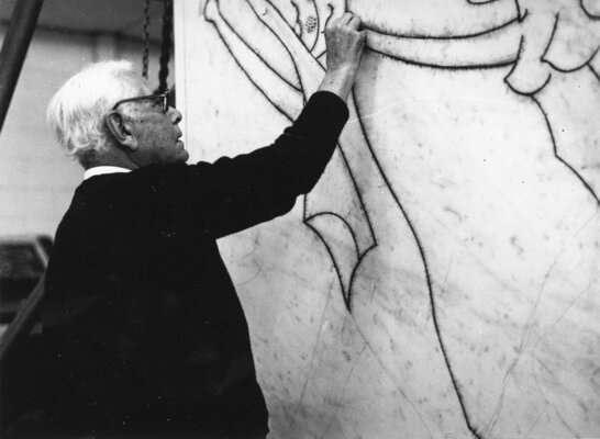Rufino Tamayo in the Studio