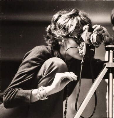 Sarah Moon in the Studio