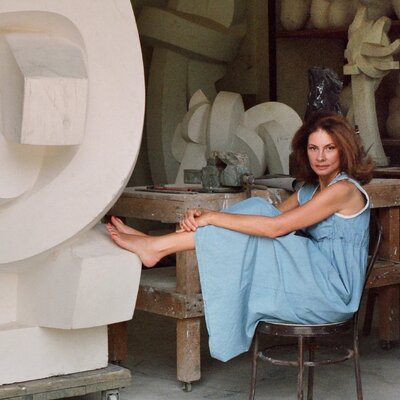 Sophia Vari in the Studio