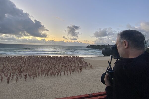 Spencer Tunick in de studio