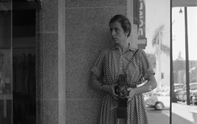 Vivian Maier en el estudio