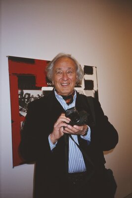 William Klein in the Studio