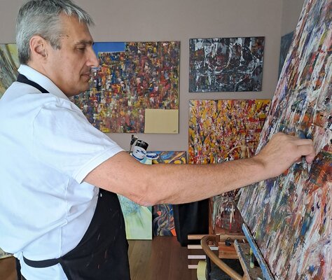 Igor Kotnik im Studio