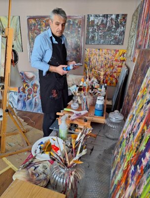 Igor Kotnik im Studio