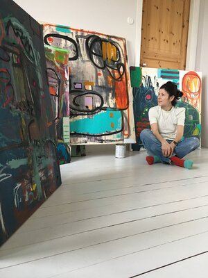 Barbara D’Angelo Månsson in de studio: In my studio