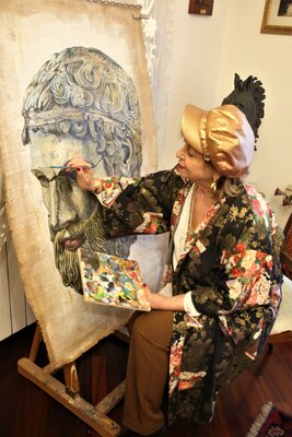 ELVIRA SIRIO nello studio