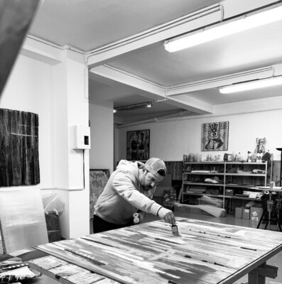 N NATHAN nello studio: Atelier