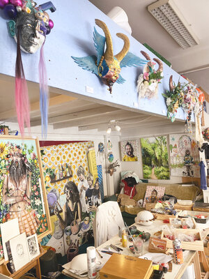 Aurore LANTERI in the Studio