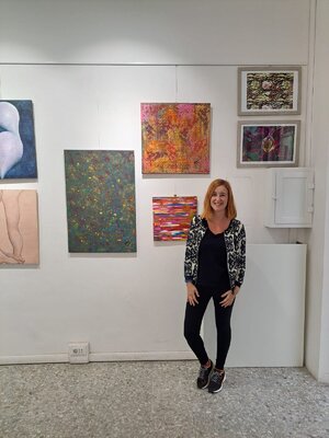 Montse Barberà Pujol in de studio: Medina Art Gallery, Roma, Italy