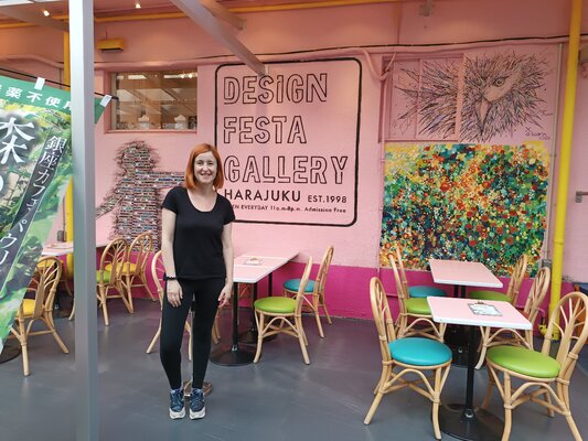 Montse Barberà Pujol in de studio: 2024 Harajuku Shibuya/ Tokyo - Artnumber Gallery (June 2024)