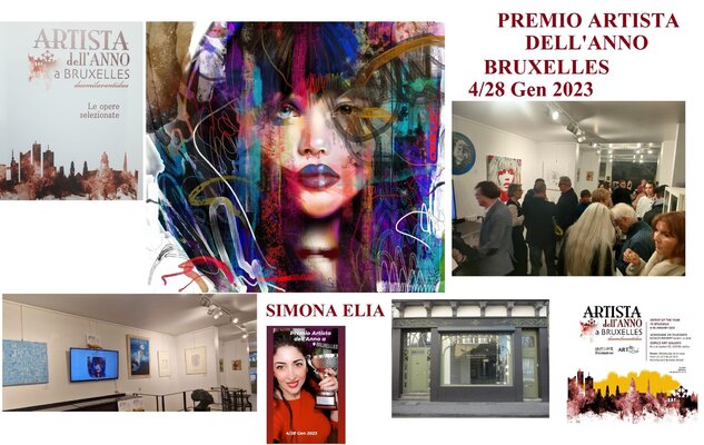 Simona Elia dans le studio: The Prize Artist of the Year - Bruxelles