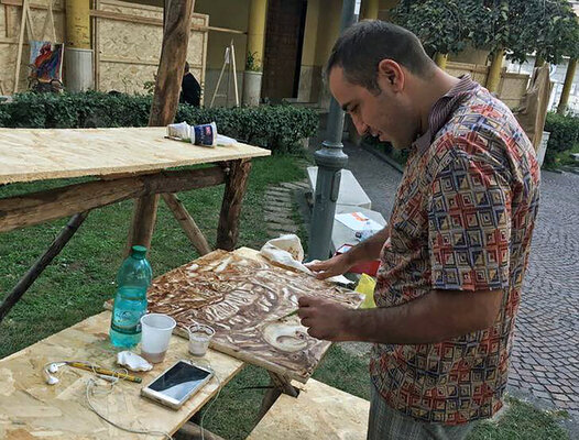 Rosario Annunziata im Studio: Perfomance presso il Comune di Sant'Antonio Abate (NA)