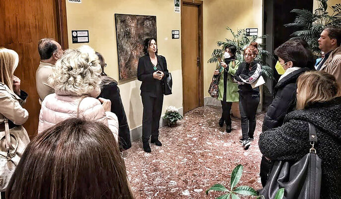 Rosario Annunziata im Studio: Esposizione critica presso il palazzo comunale di Pontecagnano F. (SA)