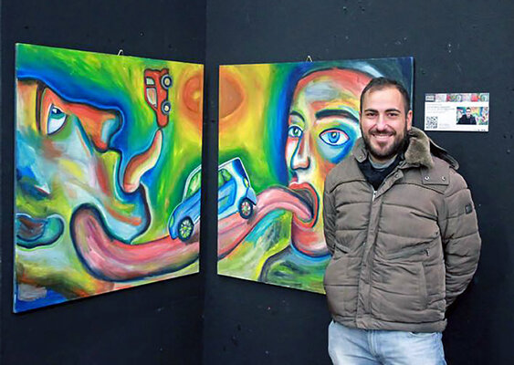 Rosario Annunziata im Studio: Esposizione Smart City a Milano