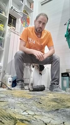 Rosario Annunziata im Studio: A lavoro ndl mio studio