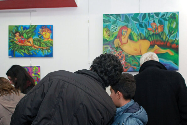 Rosario Annunziata im Studio: Esposizione a Salerno