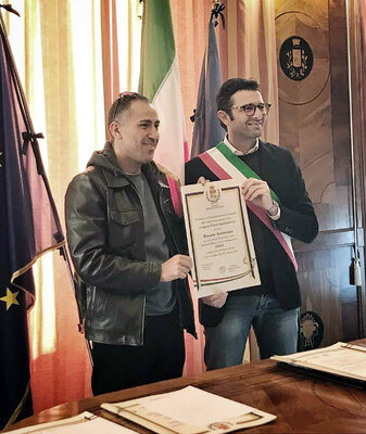 Rosario Annunziata im Studio: Le immagini presentano vari momenti del mio percorso artistico.