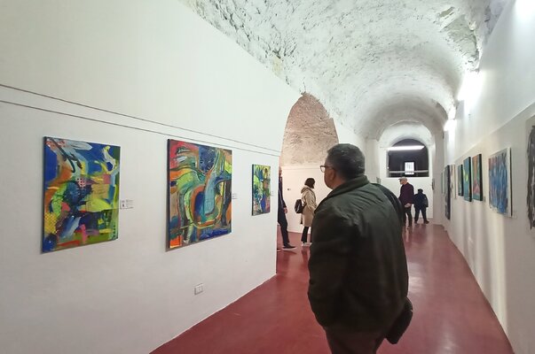 Rosario Annunziata im Studio: Mostra Impronte e Orme, Museopossibile a Nola (NA)