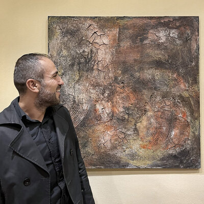 Rosario Annunziata im Studio: Esposizione presso il palazzo comunale di Pontecagnano F. (SA)