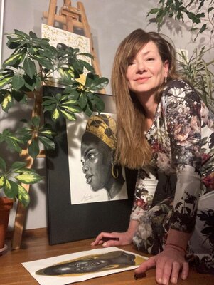 Miglena Dyankova nello studio