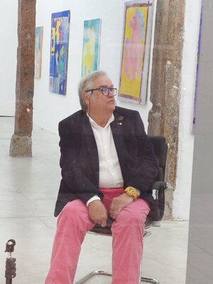 Juan Pinilla Pinilla Gonzalez in the Studio: En Madrid Galería Azul