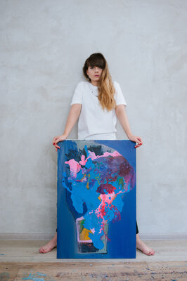 Kateryna Hai in the Studio